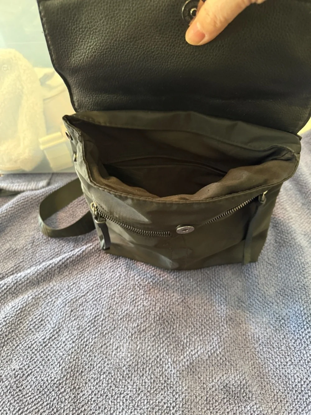 Botkier Black Mini Backpack